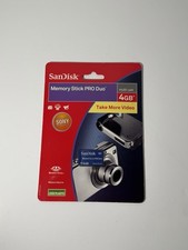 SanDisk 4GB Memory Stick PRO Duo memory card