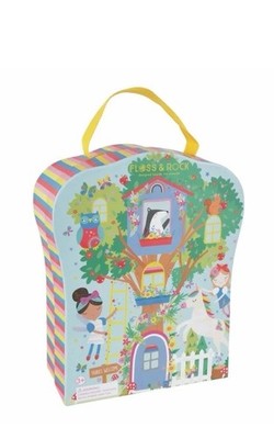 Floss & Rock 43P6364 Rainbow Fairy Play Box with Wooden Pieces