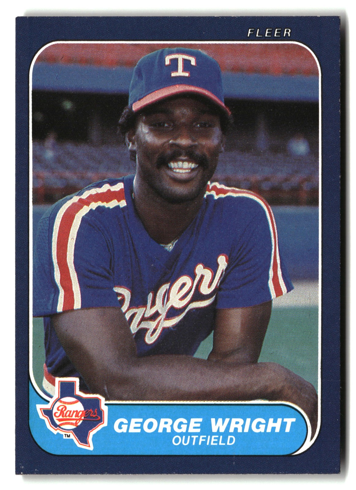 1986 Fleer #578 George Wright