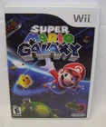 Super Mario Galaxy Nintendo Wii 2007 Video Game Complete w/ Manual & Reg Form