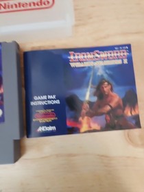 IronSword: Wizards & Warriors II (Nintendo Entertainment System, 1989)with Manua