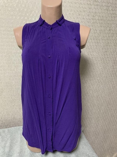 Women French Connection Shirt Purple 36 / S / 44