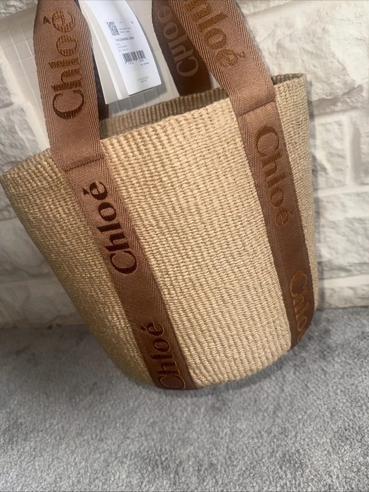Chloe Woody Basket Raffia Bag BNWT With Dust Bag From Harvey Nichols RRP £650 - Image 4 of 4