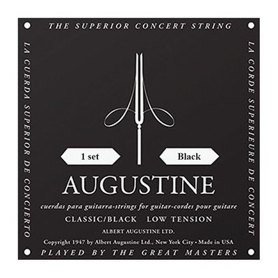 Augustine Black Label Classic Low Tension klassische Gitarrensaiten Set