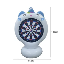 Inflatable Unicorn Throwing Game Target Sticky Dart Kids Party Toy