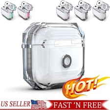 Luxury Clear Cover Shockproof Case for Airpods 3 Earphones With Keychain