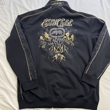 ECKO Unlimited Black And Gold Men s Zip Up Ja...