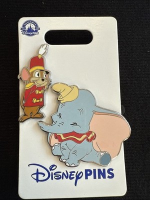 2023 Disney Parks Dumbo & Timothy Mouse Open Edition 2 Pin Set