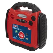 Sealey RS132 12V RoadStart® Emergency Jump Starter with Air Compressor 900 Peak