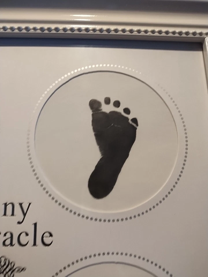 Marco de fotos de recuerdo de bebé recién nacido año independiente/colgante. Leer Desc. Foto 3 de 4