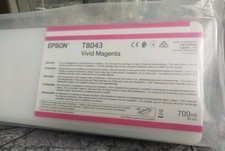 Originale Epson T8043 Vivid Magenta 700 ml per Epson Sure Color SC-P7000 SC-P9000