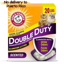 Arm Hammer Double Duty Advanced Dual Odor Control Clumping Litter new