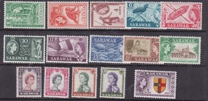 SARAWAK^^^^sc#  197-211  RARER  MINT  LH  set    hcv@  xxdco 1533sara