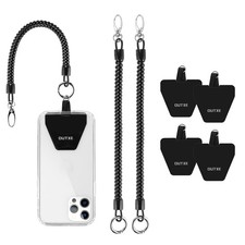 OUTXE Phone Lanyard Tether with 4 Patch- 2  Phone Tether, 4  Phone Pat