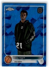 2023-24 Topps Chrome Overtime Elite Sapphire Kok Yat Cold Hearts #77