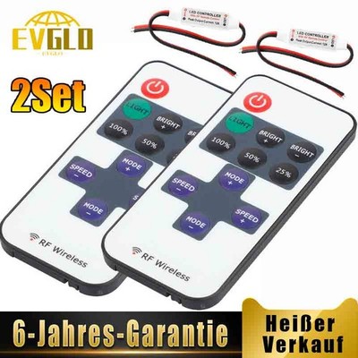 RF Dimmer Steuerung Drahtlose Controller für Einfarbige COB LED Strip DC 5V-24V