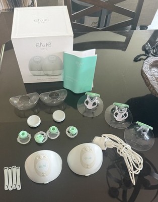 Elvie EP01-02-M Double Electric Breast Pump Some Attachments Missing
