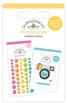 Doodlebug Doodle - Pops 3D Aufkleber - Doodle Minis DP7258