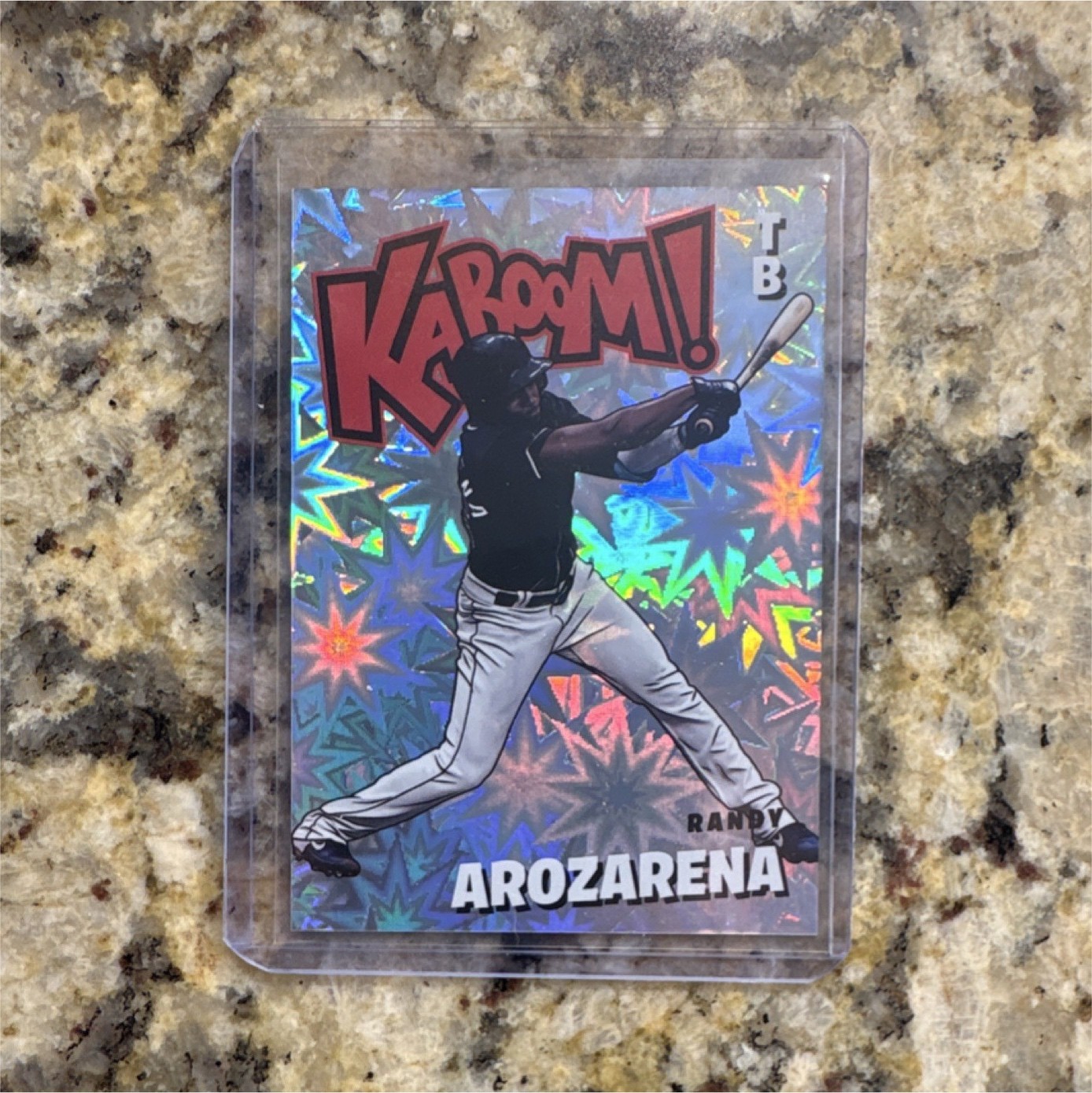 2021 Panini Absolute Baseball Randy Arozarena Kaboom! K3 Insert Tampa Bay Rays