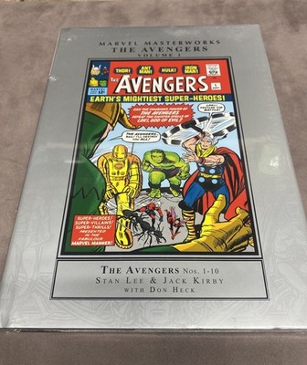 Marvel Masterworks The Avengers Volume 1 Deluxe Hardcover NEW SEALED RARE Loki
