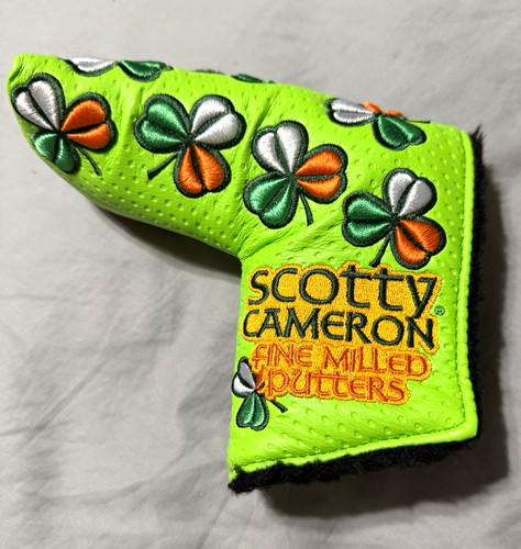 2023 Scotty Cameron St Patrick's Day Tricolour Clover Headcover