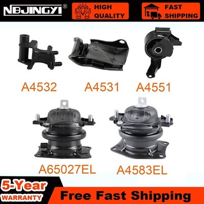 5x Engine Motor & Transmission Mount for Honda Pilot 06-08 3.5L Auto Trans FWD