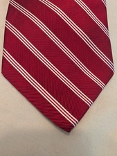 Nwt Brooks Brothers Necktie Red Striped Repp 60in Long Classic T24