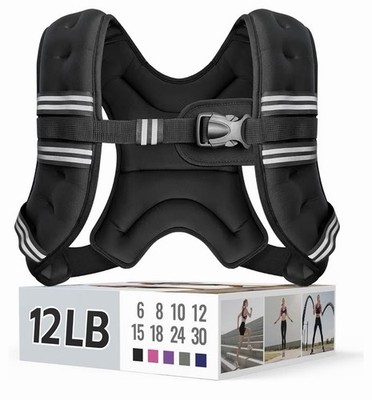 Zelus Weighed Vest For Workout,running,fitness,wight Loss .12 Lb
