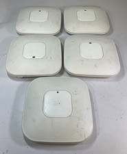 Lot of 5 Cisco AIR-CAP3502I-A-K9 Dual-Band Wireless Access Point, White "W1D"