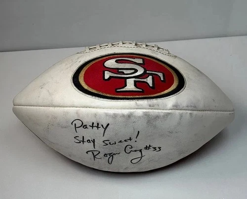 Roger Craig Signed 49ers Football – Mid-1990s Autograph, Inscribed, One-Owner