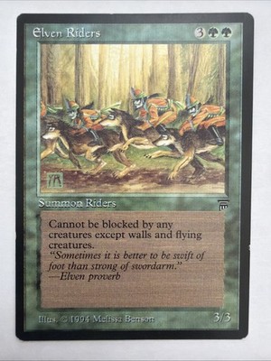 Elven Riders MTG Legends Magic The Gathering LP Vintage 1994
