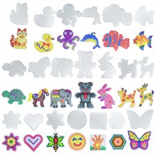 Yowamho 20PCS 5mm Fuse Bead Board - 20pcs Different Shapes 20pcs,