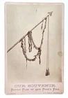 Rare Civil War Battle Flag | 49th Penn Volunteers | Antique Cabinet Card Photo