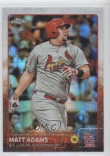 2015 Topps Chrome Prism Refractor Matt Adams #10 0b0