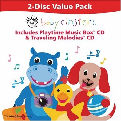 BABY EINSTEIN - Playtime Music Box / Traveling Melodies - 2 CD - *SEALED/NEW*