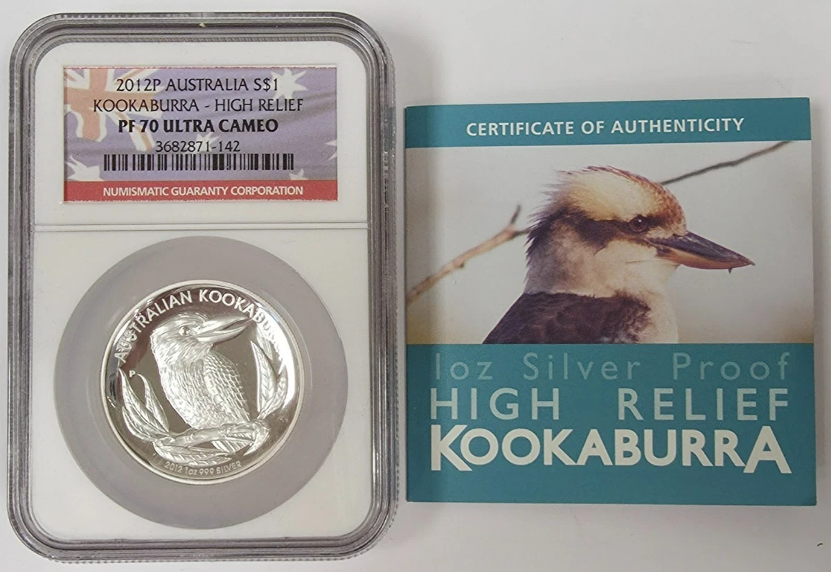 Australian Kookaburra 1 oz Precious Metal Content per Unit 2012