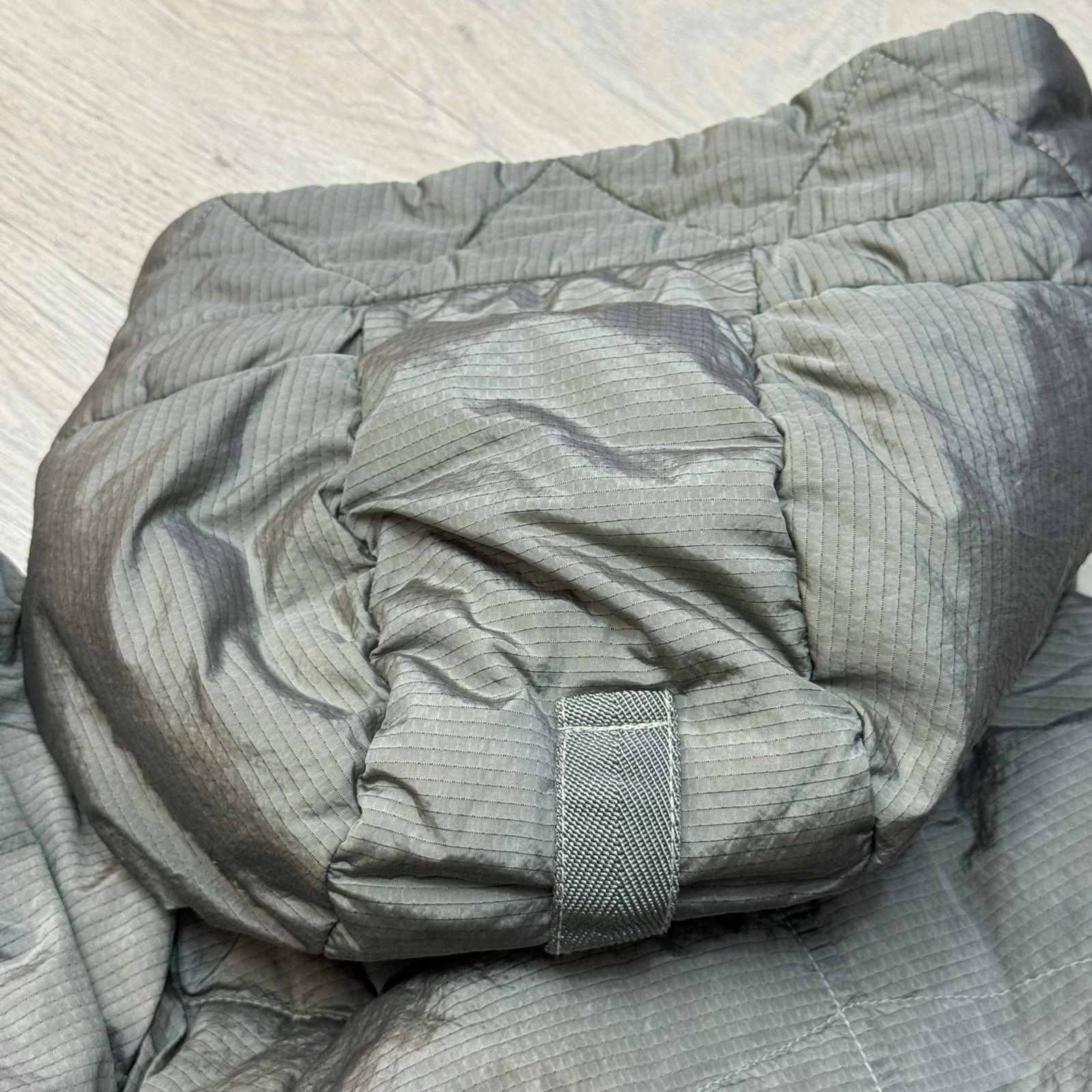 Stone Island Nylon Metal Watro Rip stop Down TC Green Graysh Sz M Jacket READ - product detail image 15