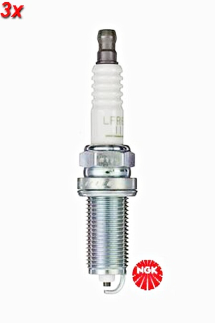 NGK 3x Spark Plug For CITROEN C1 MITSUBISHI SMART TOYOTA 02-14 MN128362