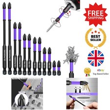 Screwdriver Bits Set - Non-slip Magnetic Phillips - 6/12 Pcs Alloy Steel