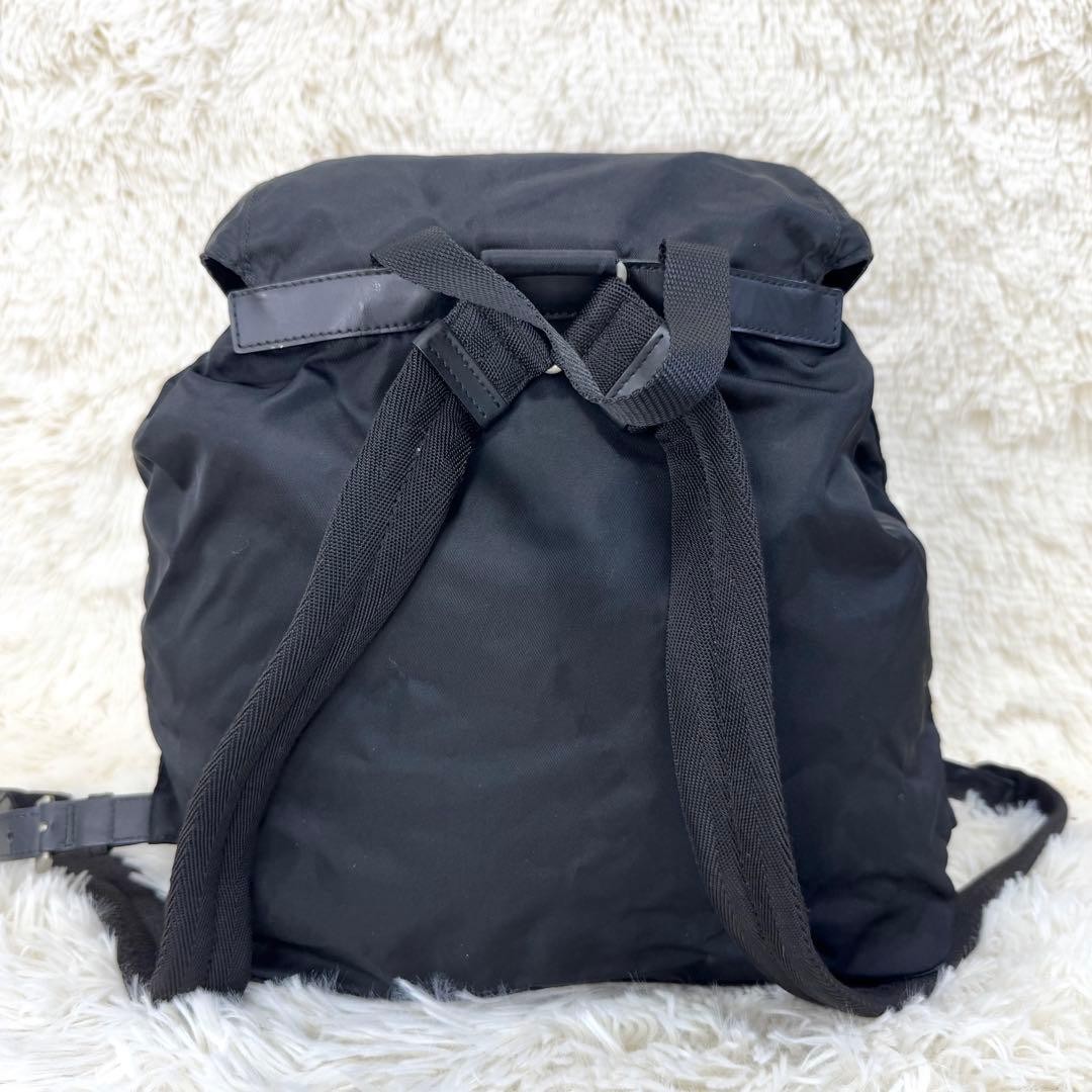 PRADA backpack triangular logo drawstring nylon b… - image 3