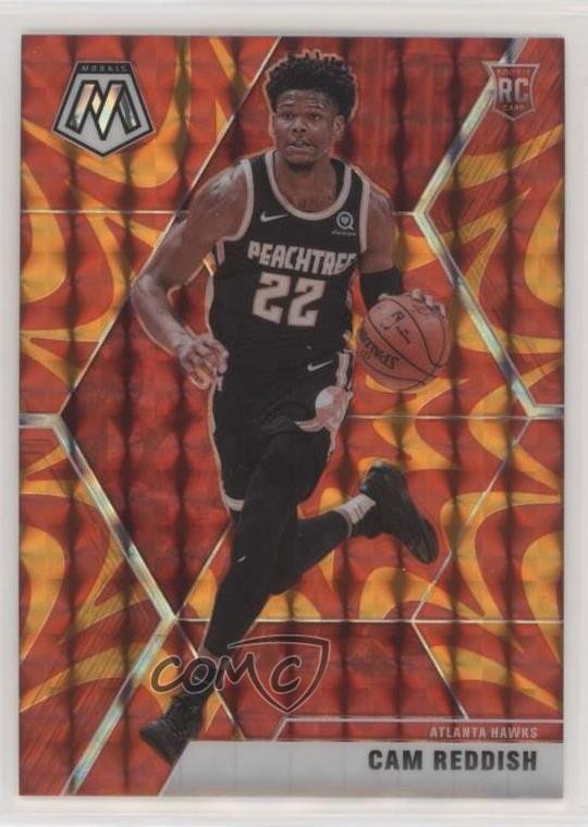 2019-20 Panini Mosaic Rookies Reactive Orange Prizm Cam Reddish #241 04ag