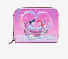Cartera Loungefly Disney La Sirenita Beso La Niña Mini Cremallera Nueva con Etiquetas