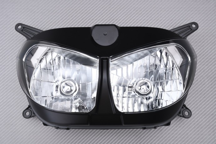 Phare avant Yamaha TDM 900 pour réparer un éclairage moto jauni