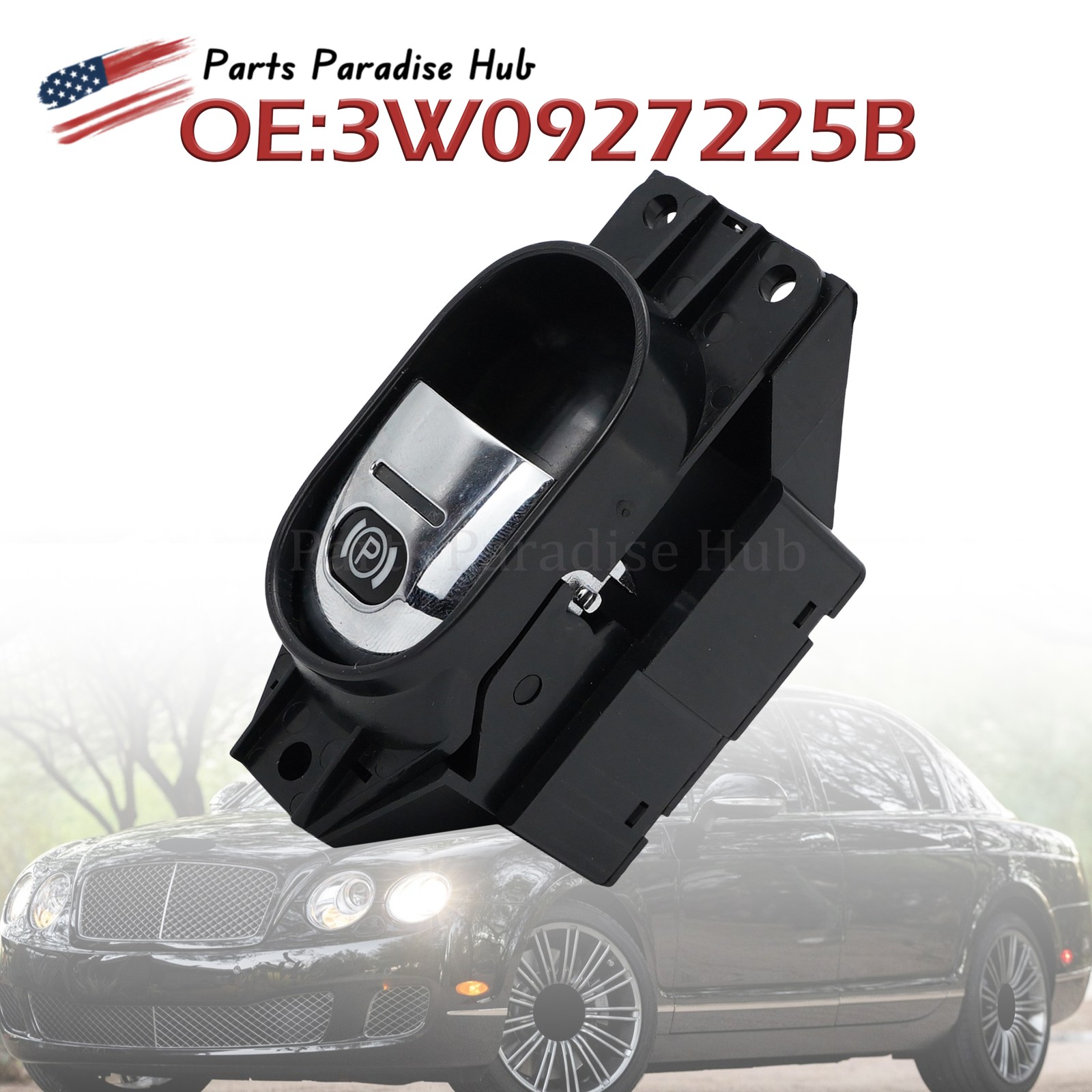 Bentley Continental GT 2004-2011 Parking brake switch P/N 3W0927225B