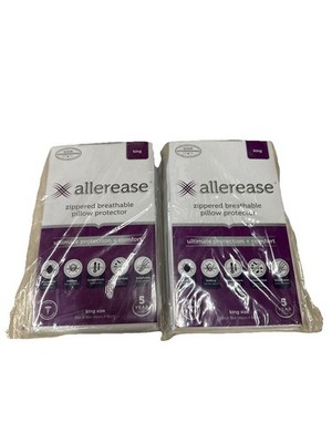 AllerEase Standard Queen Pillow Protectors Temperature Balancing - 2 Pack