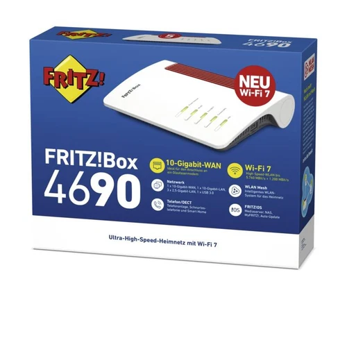 AVM FRITZ!Box 4690 Gigabit Router für Glasfasermodem NEU & OVP - Bild 2 von 5