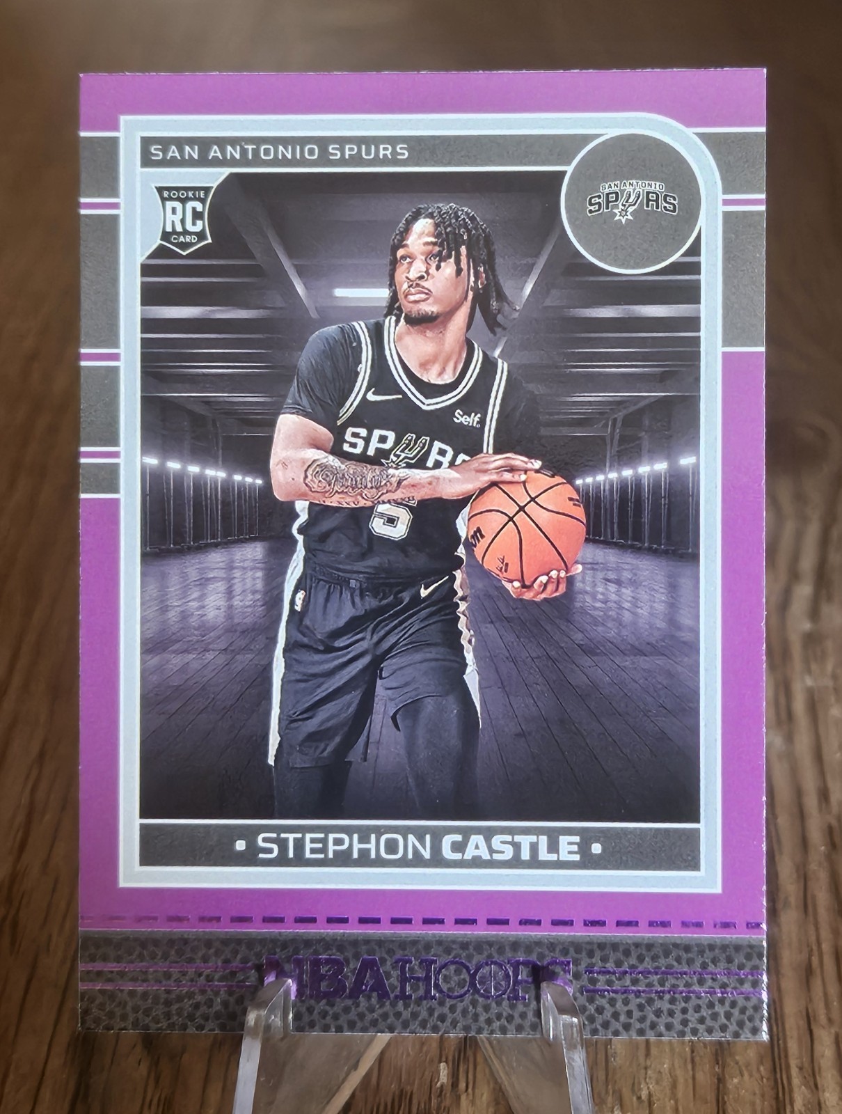 2024-25 Panini Nba Hoops - Rookies Stephon Castle #234 Purple (RC)
