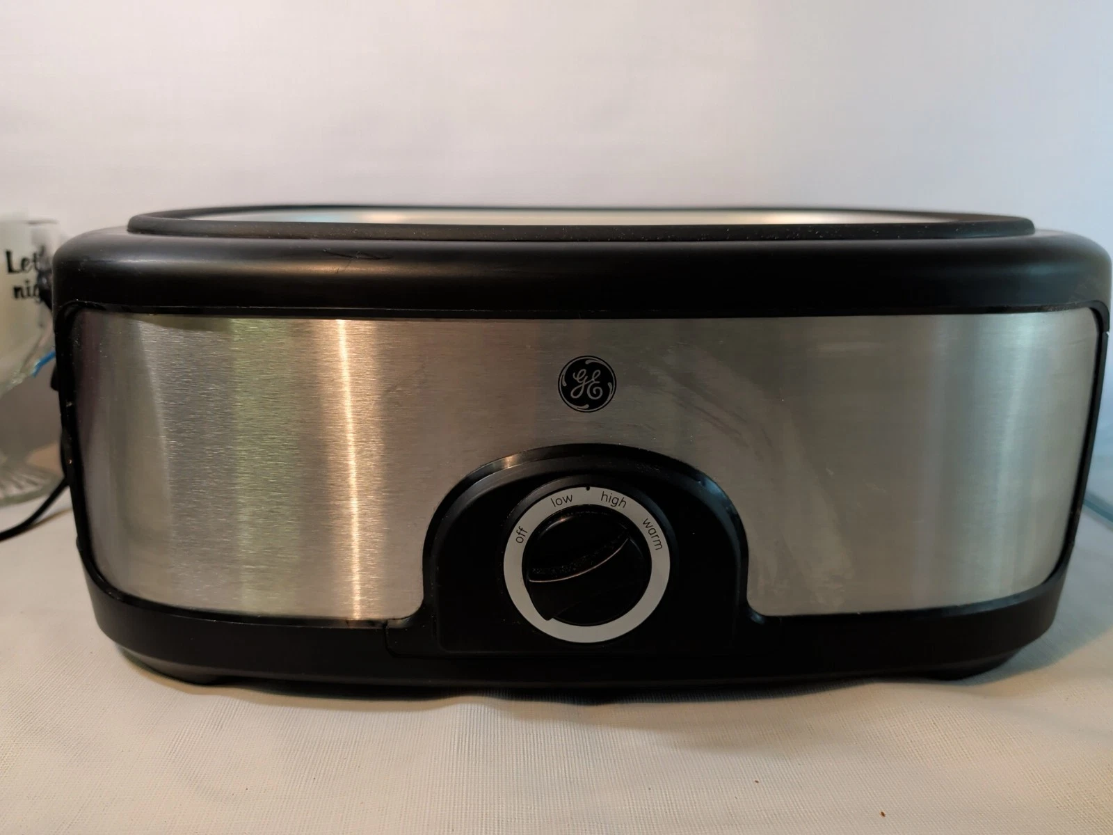 GE 6.5 Qt Slow Cooker 169084 Replacement Heating Base Rectangular Stainless
