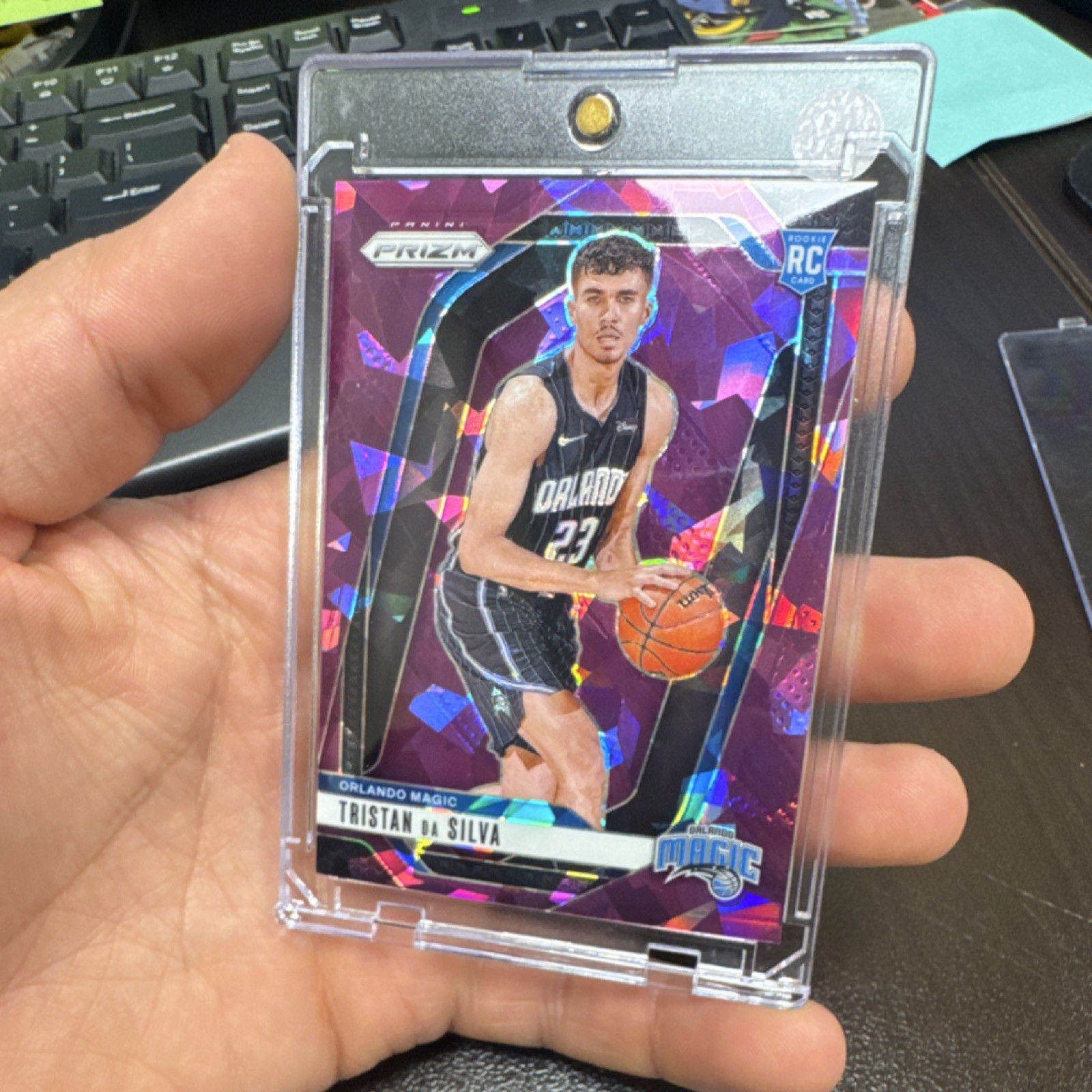 2024-25 Panini Prizm Tristan Da Silva #256 Purple Ice Prizm Rookie Magic 149
