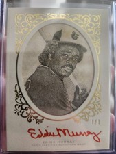Eddie MURRAY 1/1 🔥  2025 Topps Carte De VISITE AUTOGRAPH ALLEN & GINTER